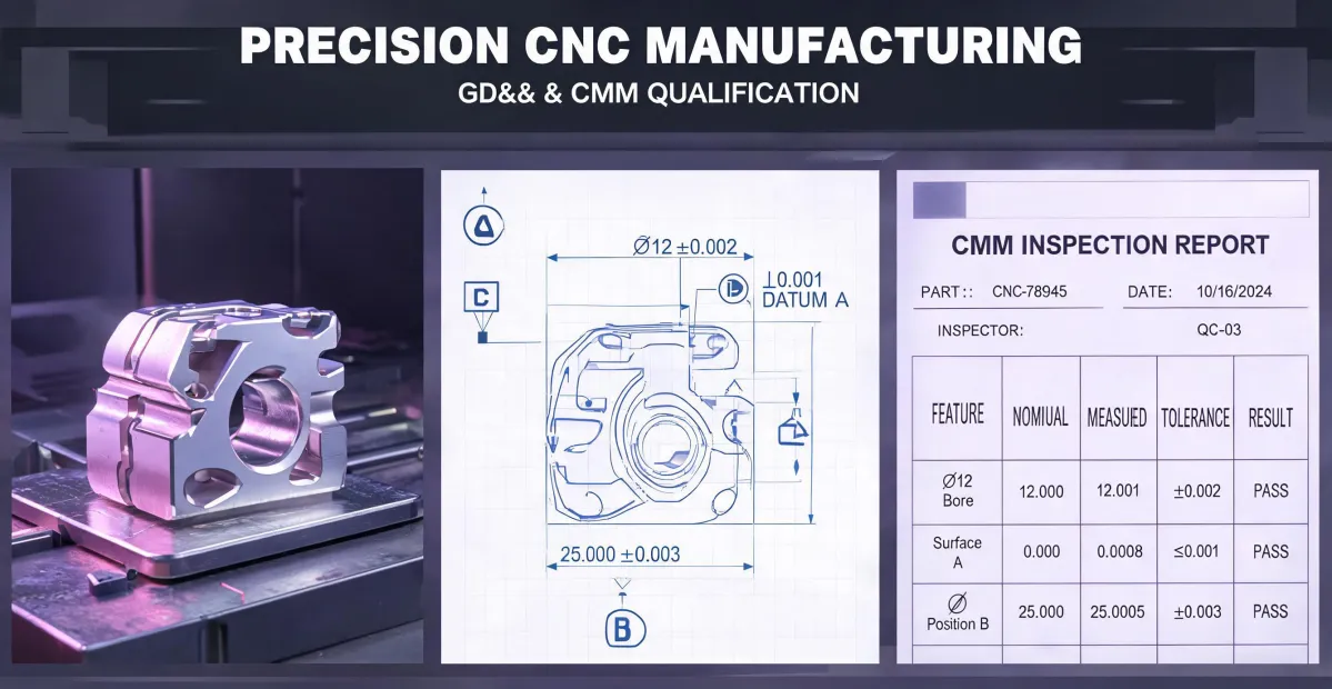 Precision manufacturing engineering article visual