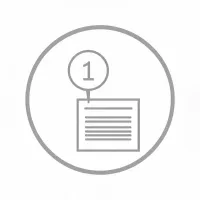 Ballooned drawing icon