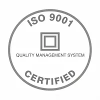 ISO 9001 certification badge